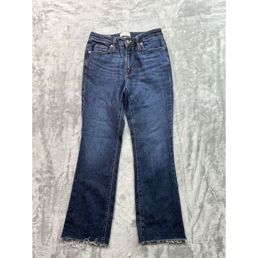 Universal Thread Womens Sz 00/24R Designer Jeans Blue Ankle Bootcut Mid Rise